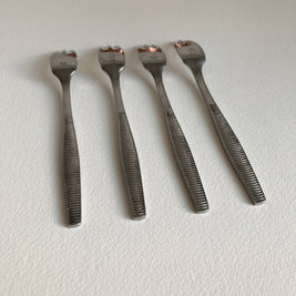 Vintage Dansk Variation VI Salad Forks (Set of 4) - Jens Quistgaard Danish Modern Flatware
