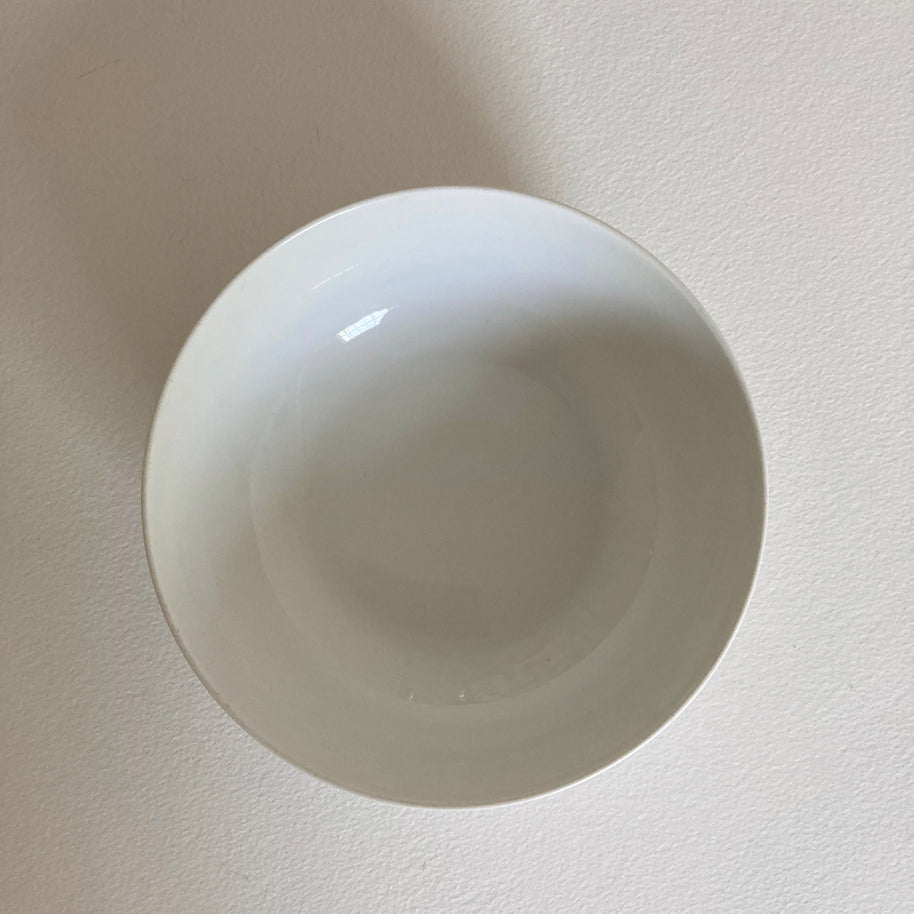 Art Nouveau Limoges Porcelain Bowl: Hand Painted Floral, Gold Detail