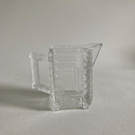 Antique EAPG Log Cabin Creamer - Central Glass Co. Circa 1875