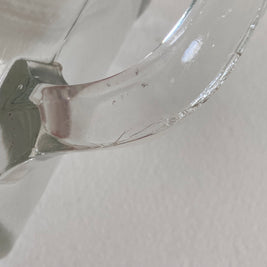 Antique EAPG Glass Pitcher: Scrollwork Patterned Creamer, 1890s