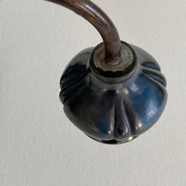 Art Nouveau Silver Plate Candelabra: Barbour Gothic 5-Arm Candle Holder