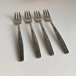 Vintage Dansk Variation VI Salad Forks (Set of 4) - Jens Quistgaard Danish Modern Flatware