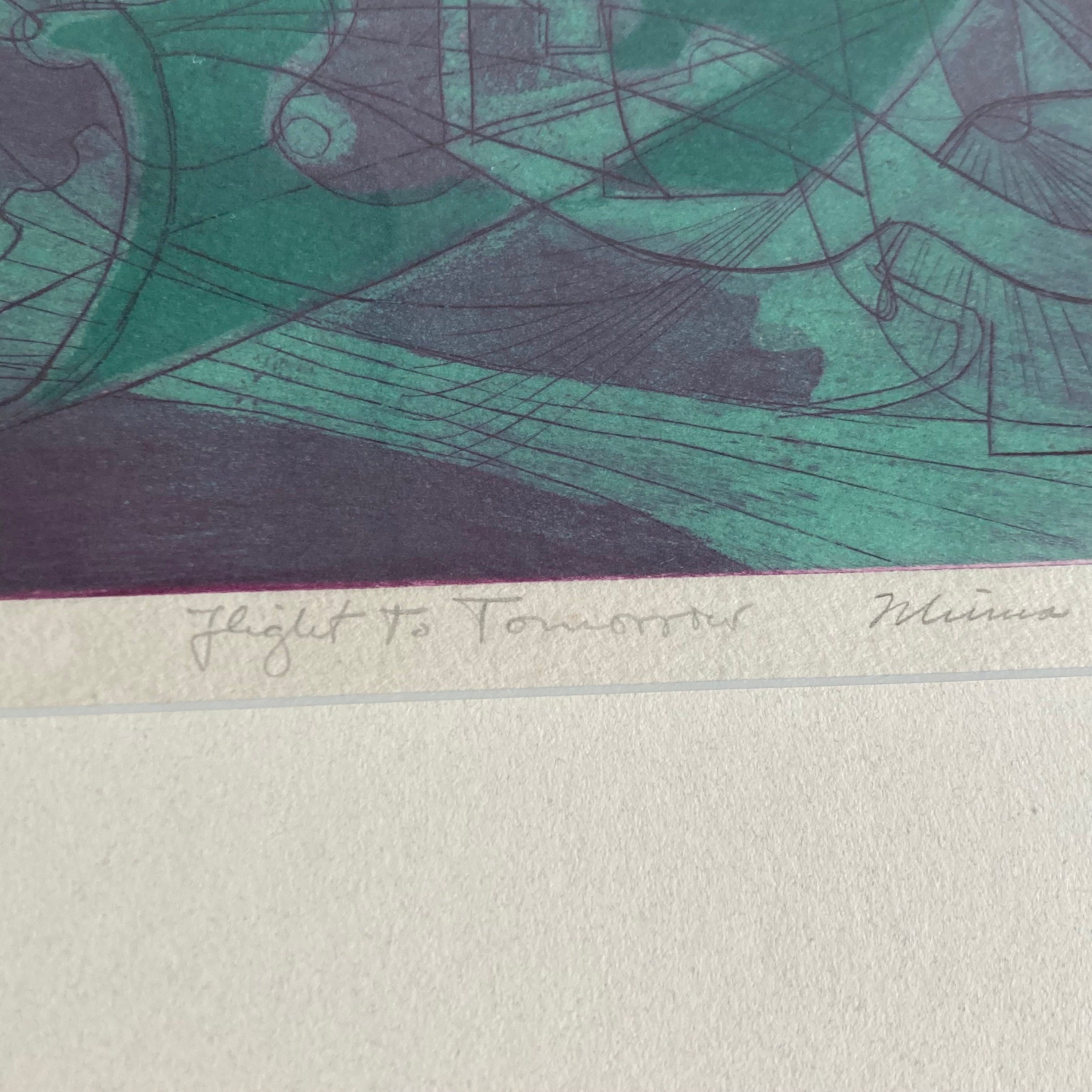 Minna Citron Abstract Etching: 