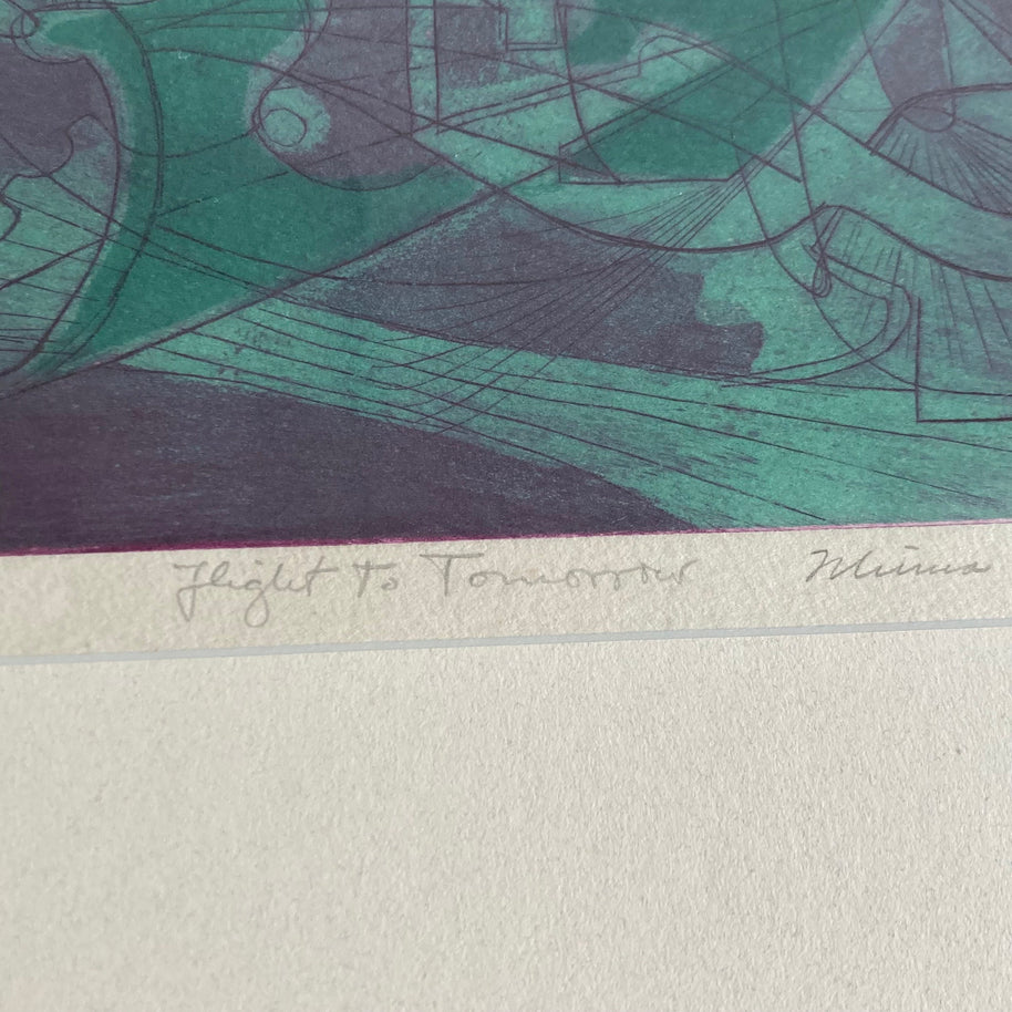 Minna Citron Abstract Etching: 