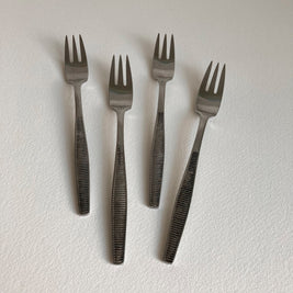 Vintage Dansk Variation VI Salad Forks (Set of 4) - Jens Quistgaard Danish Modern Flatware