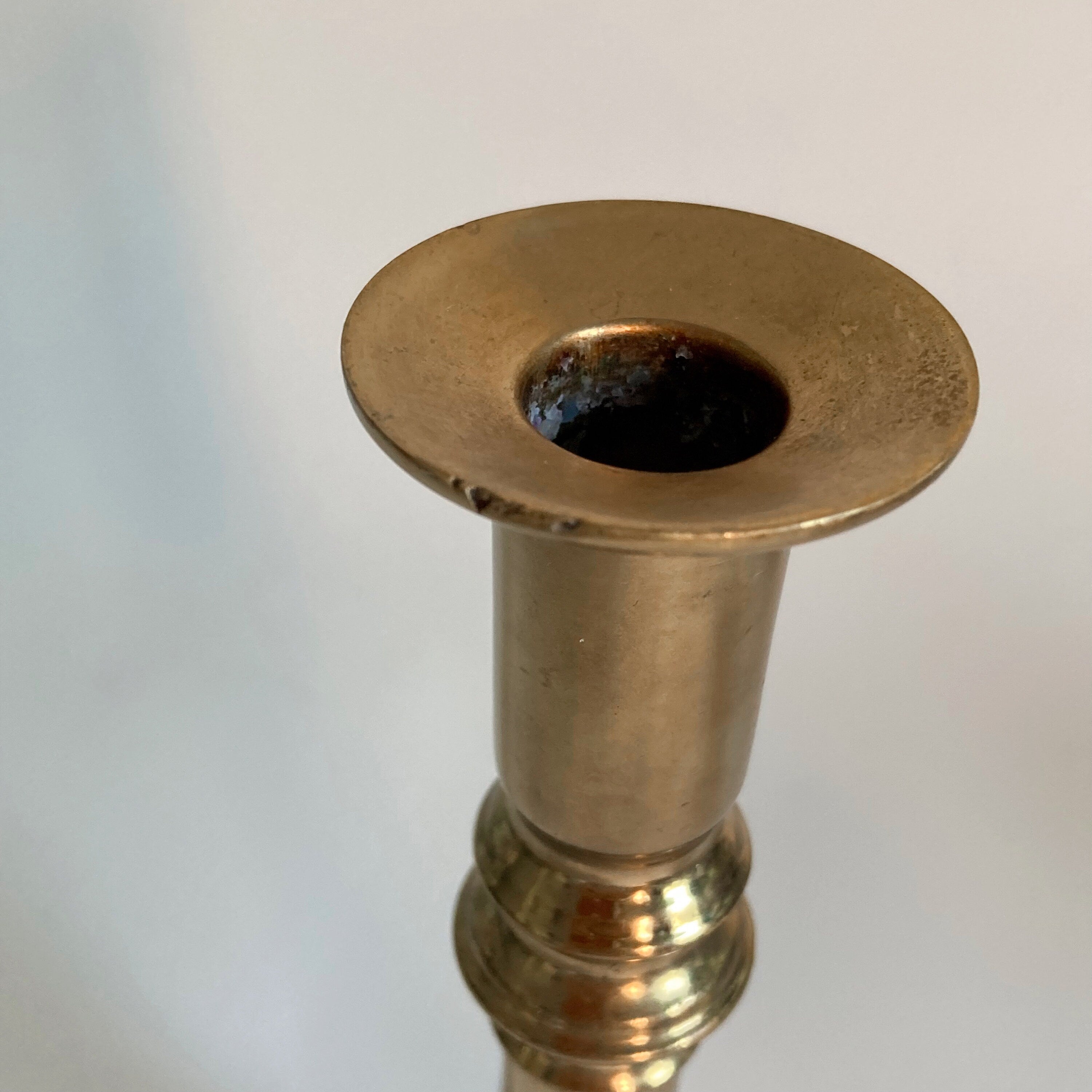 Harvin Brass Candlestick: Traditional High Polish, 9