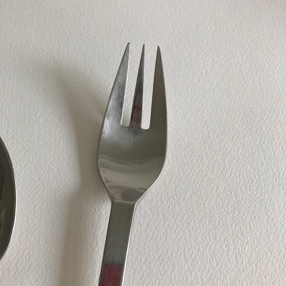 Vintage Dansk Ingot Serving Set: Jens Quistgaard Danish Modern Flatware
