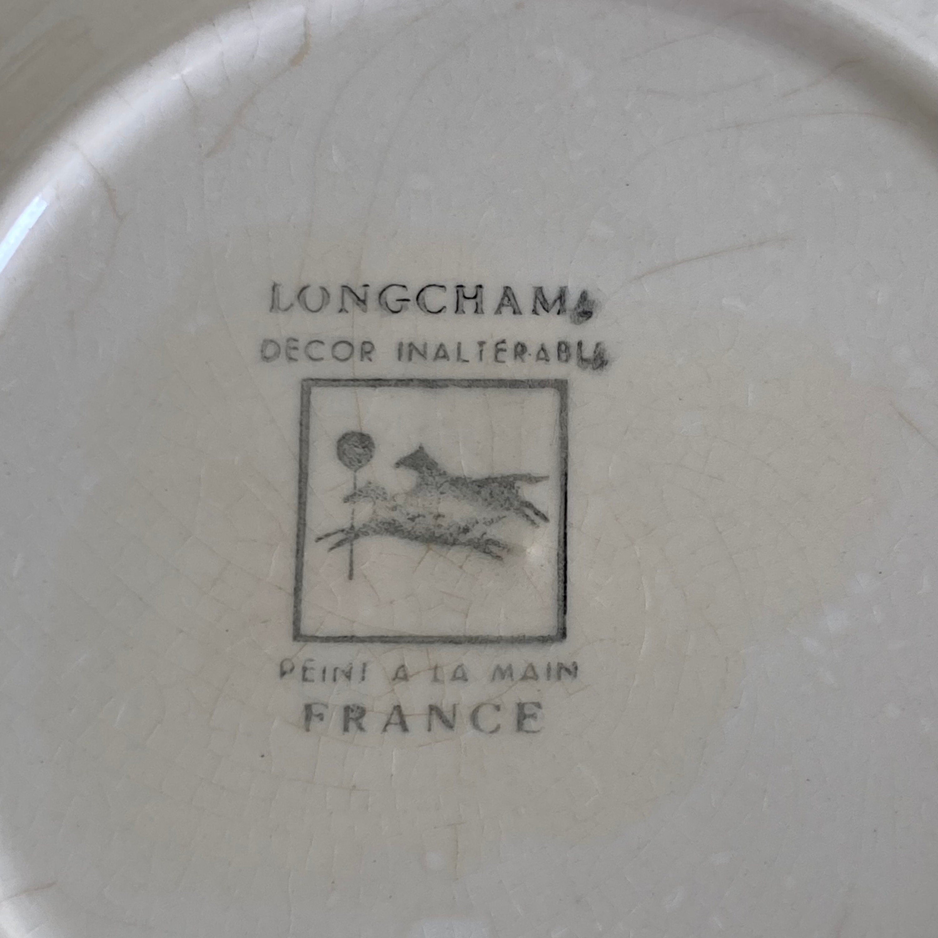 Longchamp Libellule Salad Plate: French Floral Wall Decor