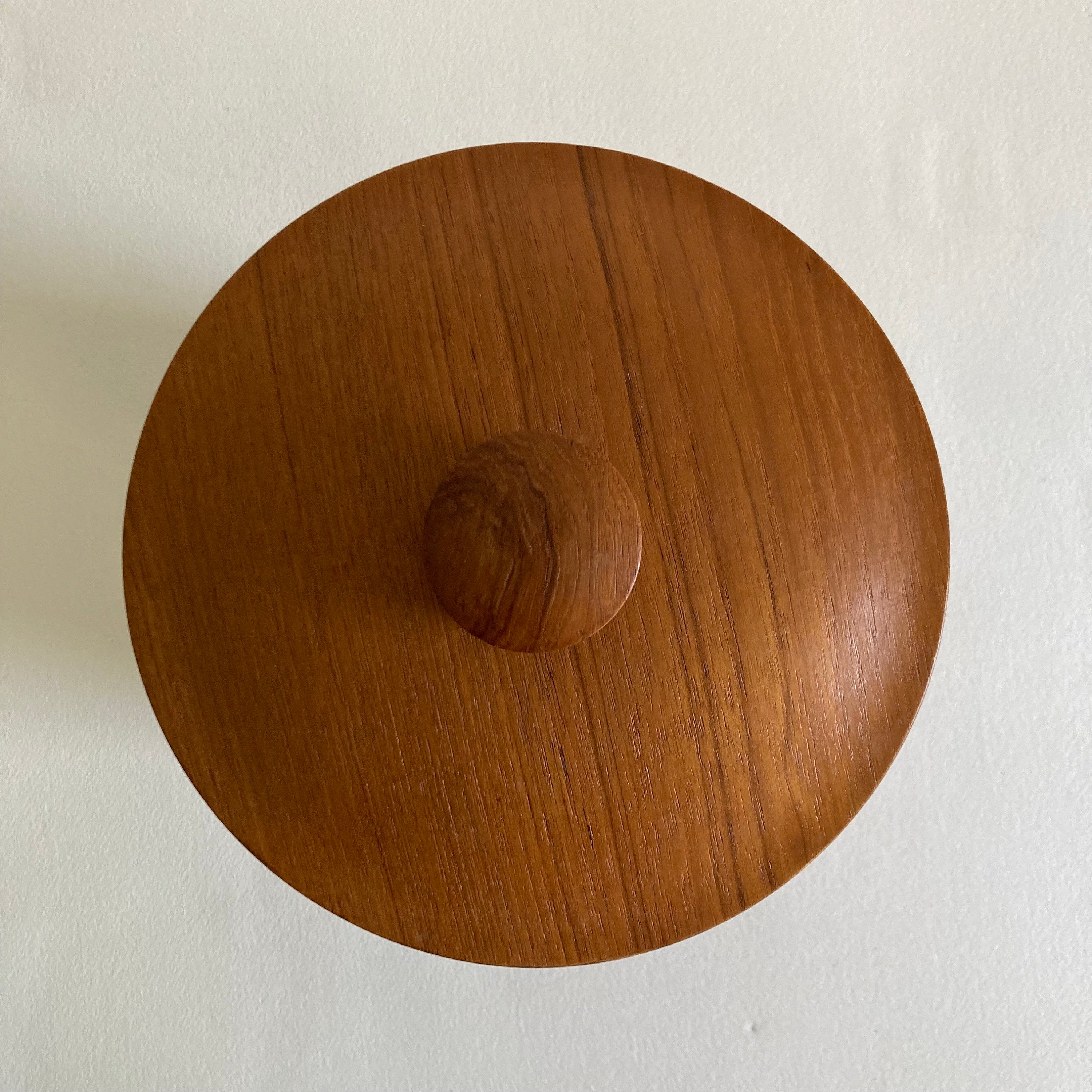 Vintage Wood Ice Bucket: Mid Century Modern Barware, Made in Japan