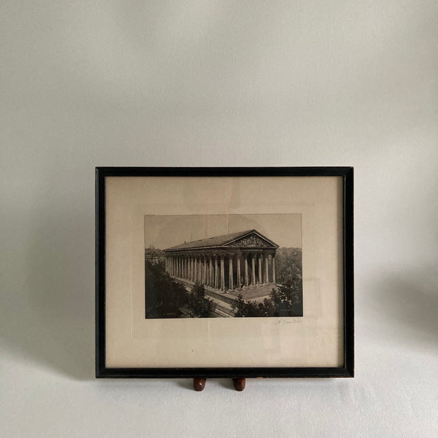 A. Yann Nibor Signed Etching: La Madeleine Church, Paris
