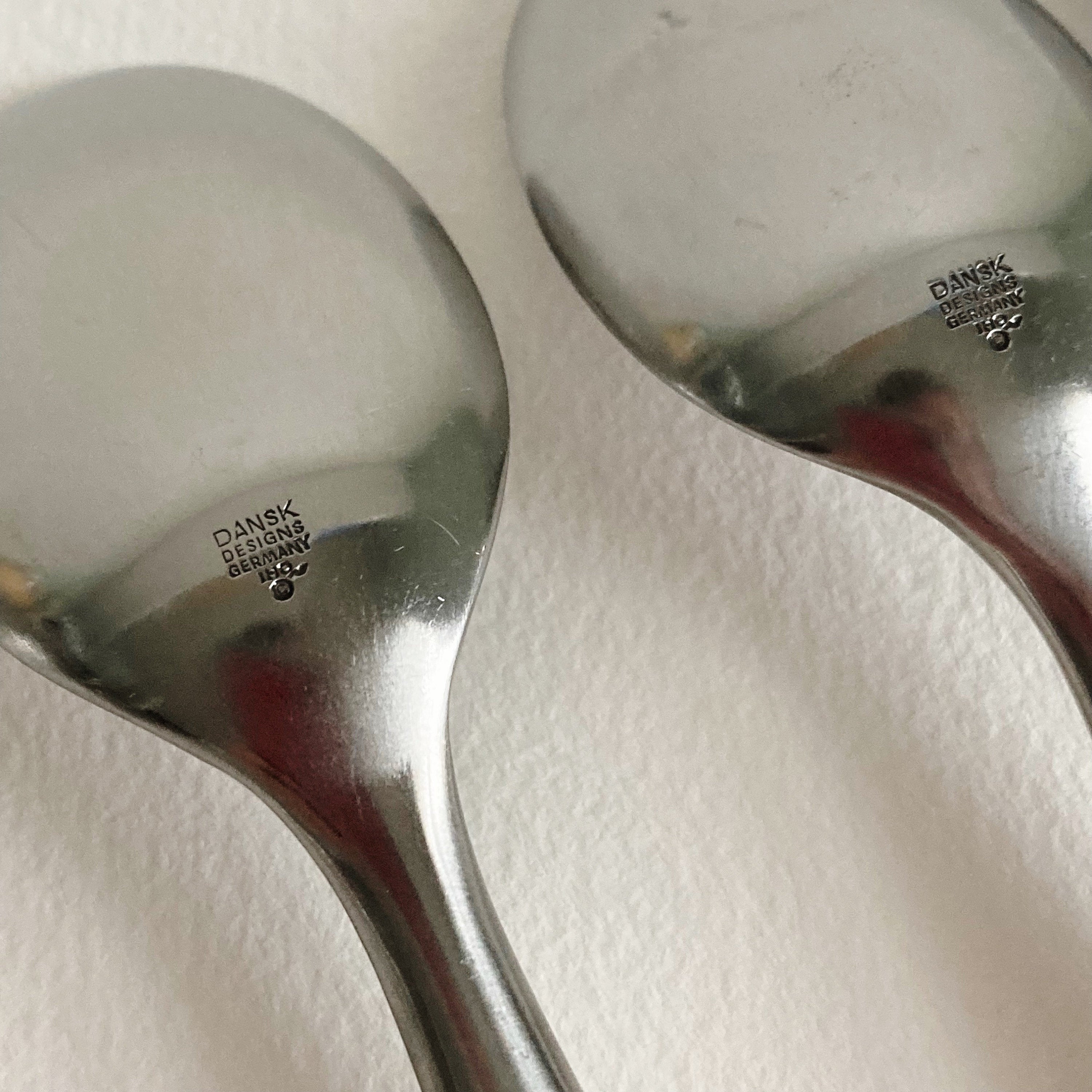 Dansk Kongo Teaspoon: Black Nylon Handle, Mid Century Modern (Germany)
