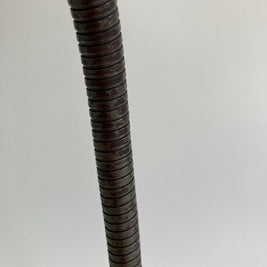 Vintage Patinated Banker's Desk Lamp - Professionally Rewired