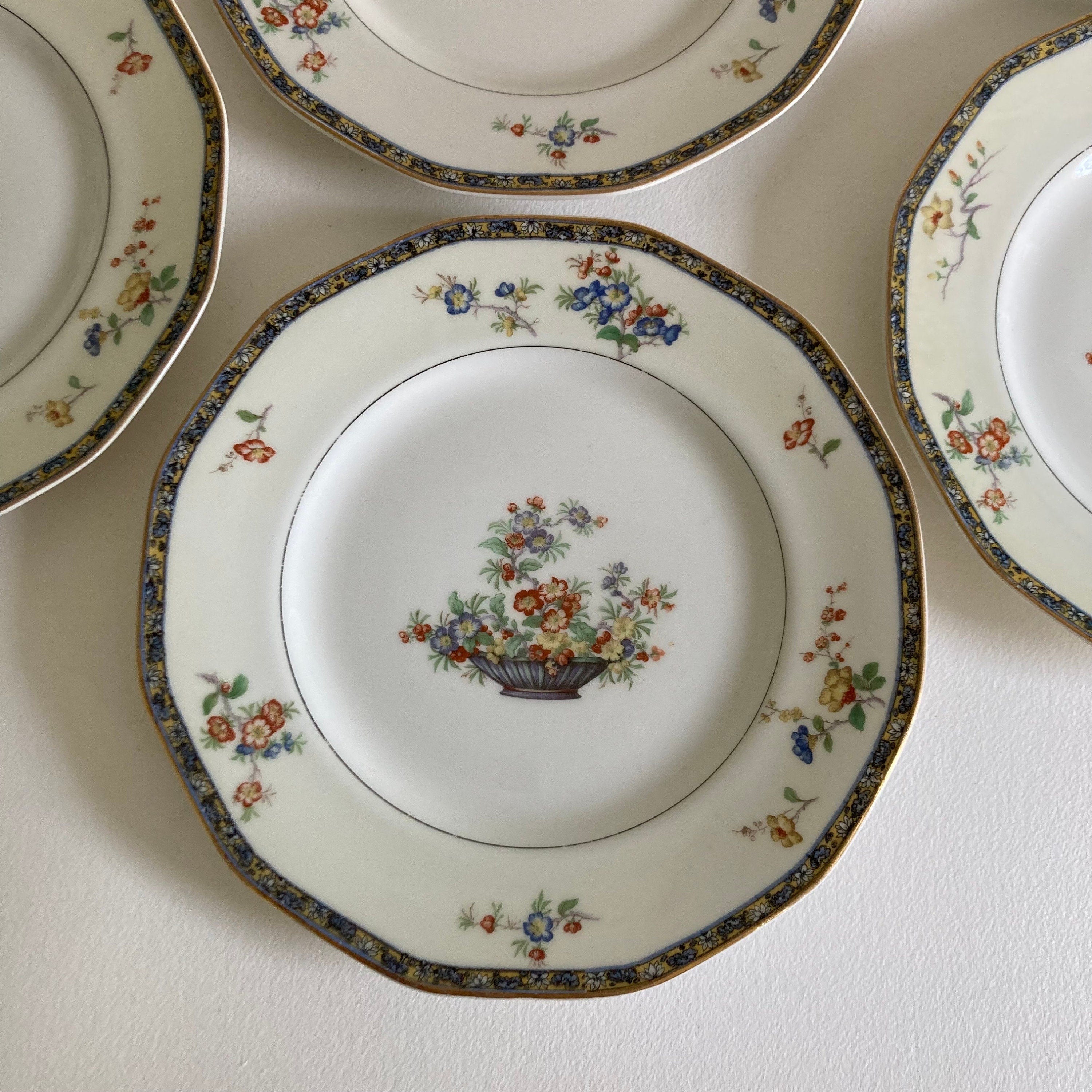 Haviland Limoges Montreux Dinner Plate: Floral Porcelain (Sold Per Plate)