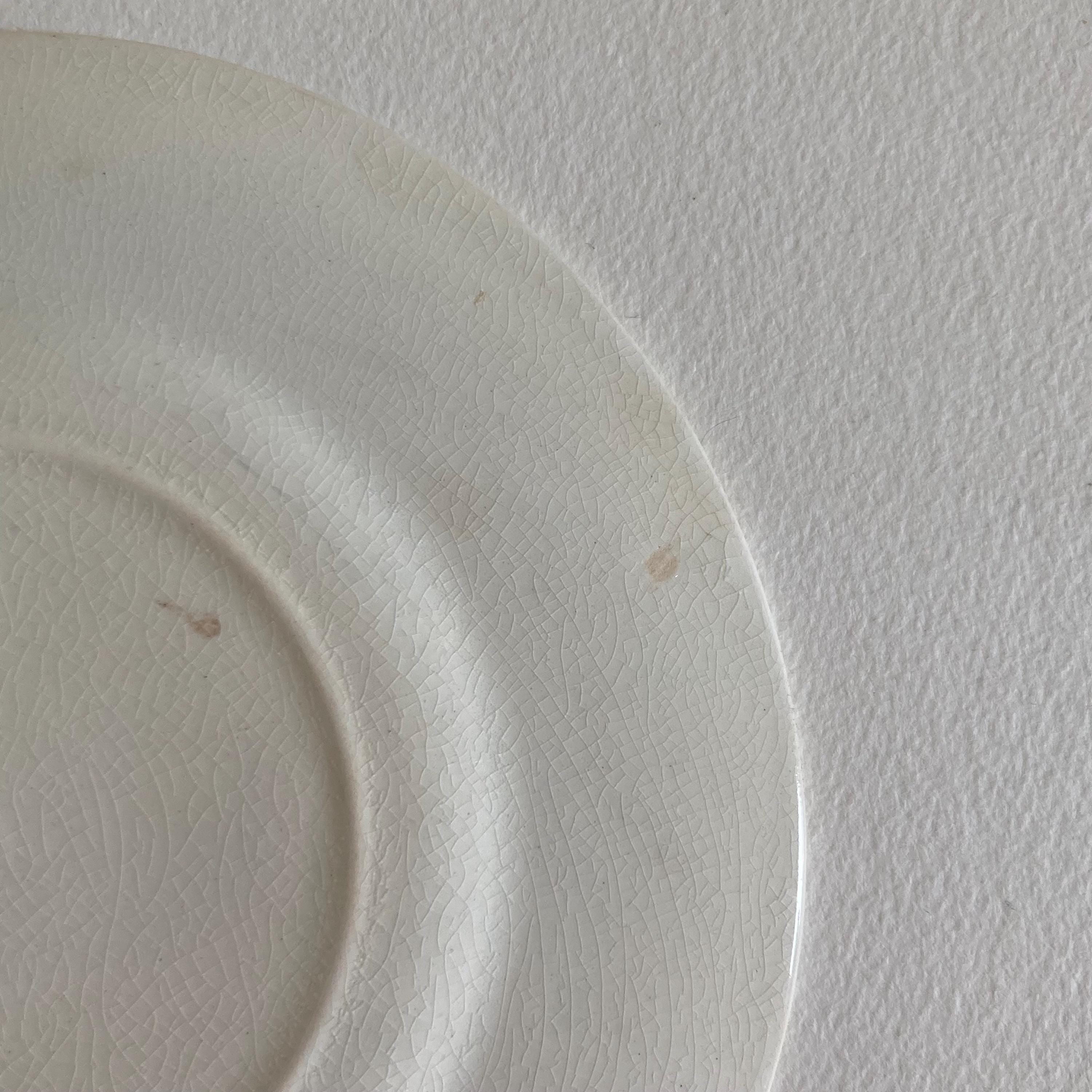 Set of 2 Bread & Butter Plates - Crown Ducal Empress Pattern - Aynsley Cambridge Scalloped Pattern - Made in England - Decorative Plates