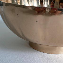 Vintage Brass Scalloped Rim Bowl - 9