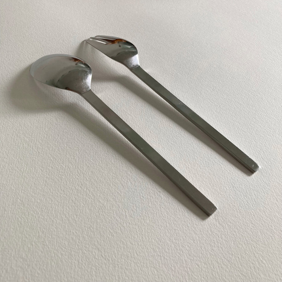 Vintage Dansk Ingot Serving Set: Jens Quistgaard Danish Modern Flatware