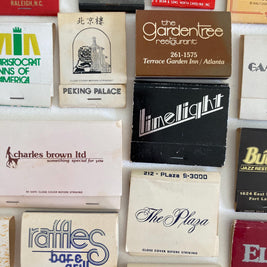 Mid to Late 20th Century Collection of Vintage Matchbooks - 1960s - 1990s Ephemera - Matchbook Travel Souvenirs - Stardust Walt Disney World