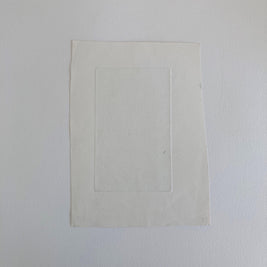 Mid-Century Etching: Young Woman Portrait, 1950s Female Artwork